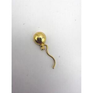 Rare Trifari Gold Tone Balloon Shaped Lapel Pin *broken*